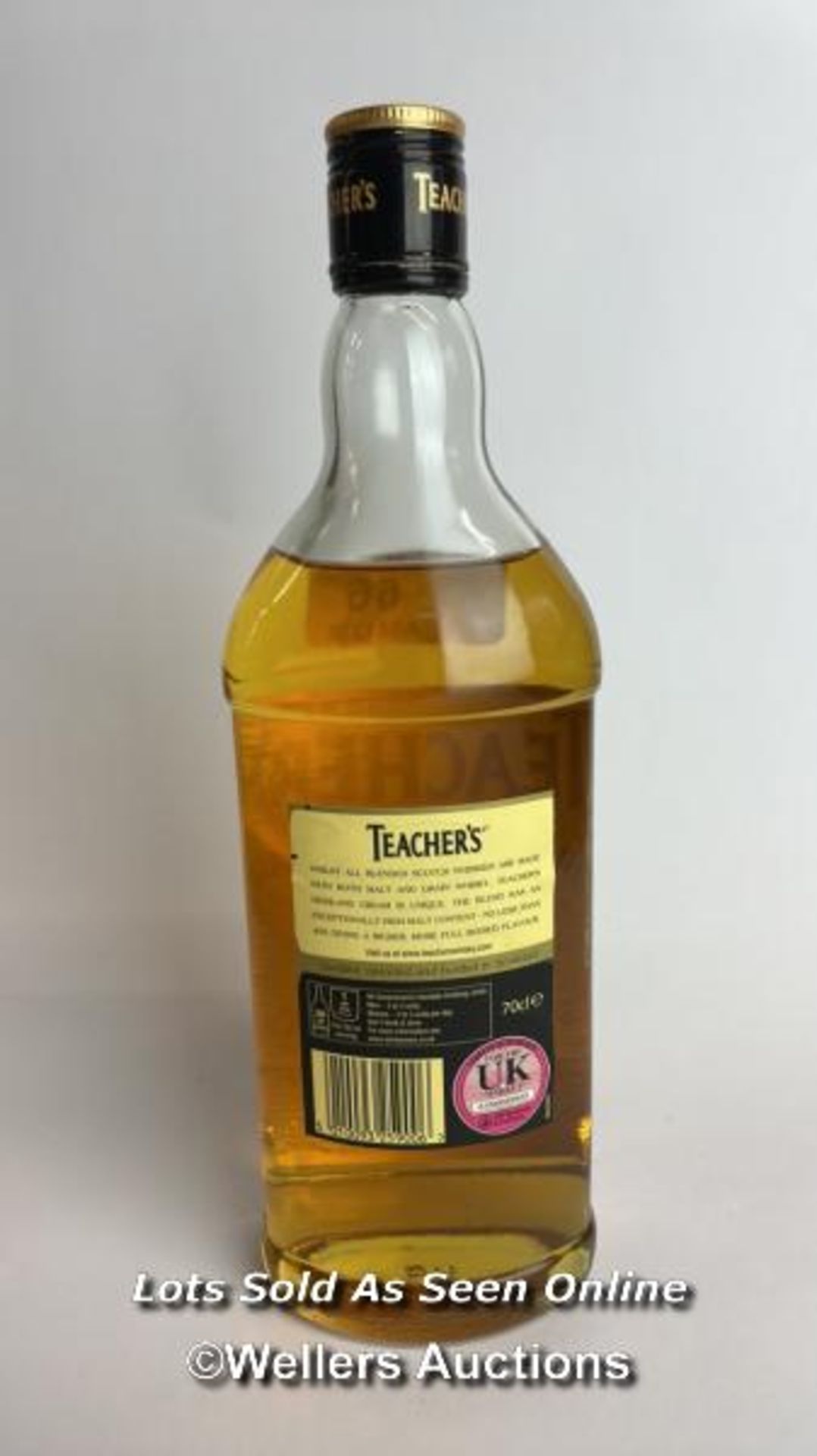 Teachers Highland Cream Scotch Whisky, 70cl, 43% vol / Please see images for fill level and - Image 4 of 5