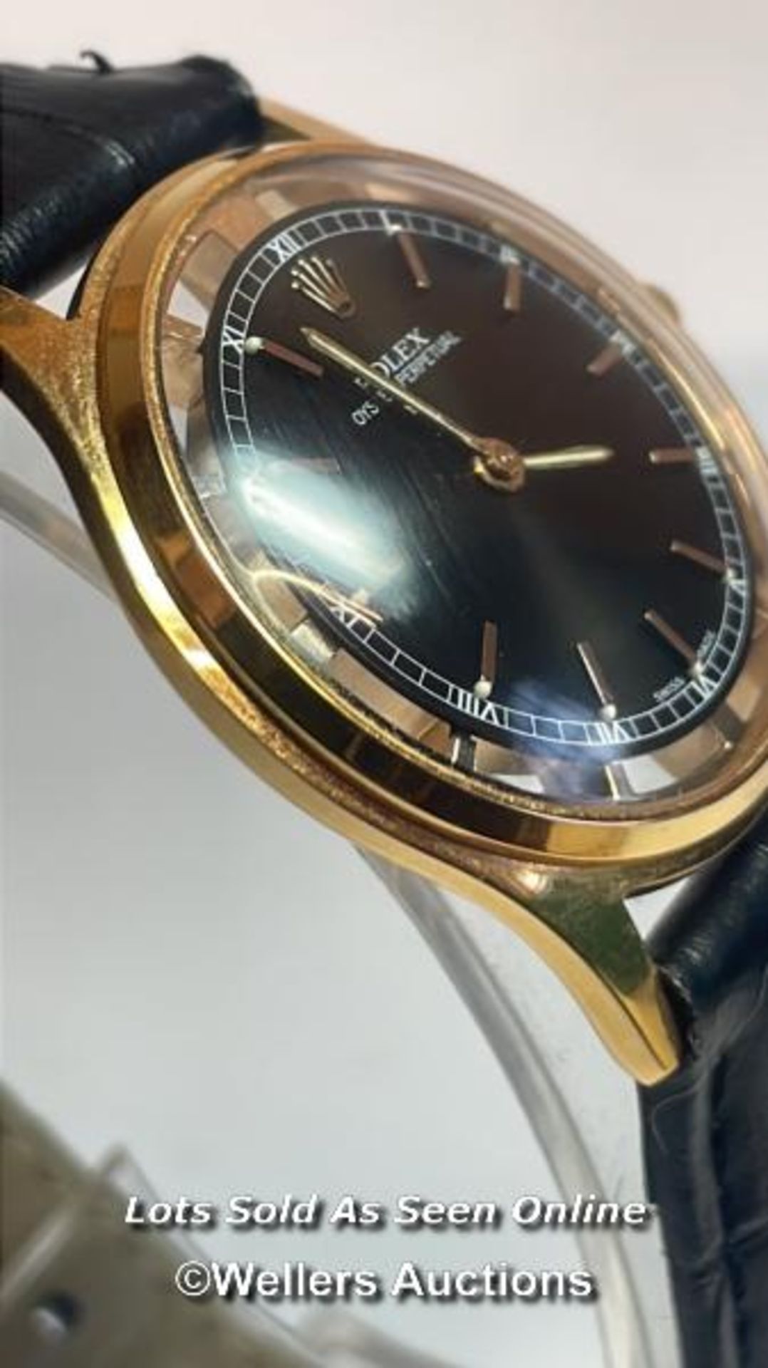 Rolex dial and movement cal 1400, re-cased into a gents wristwatch and comes presented in a - Bild 5 aus 18