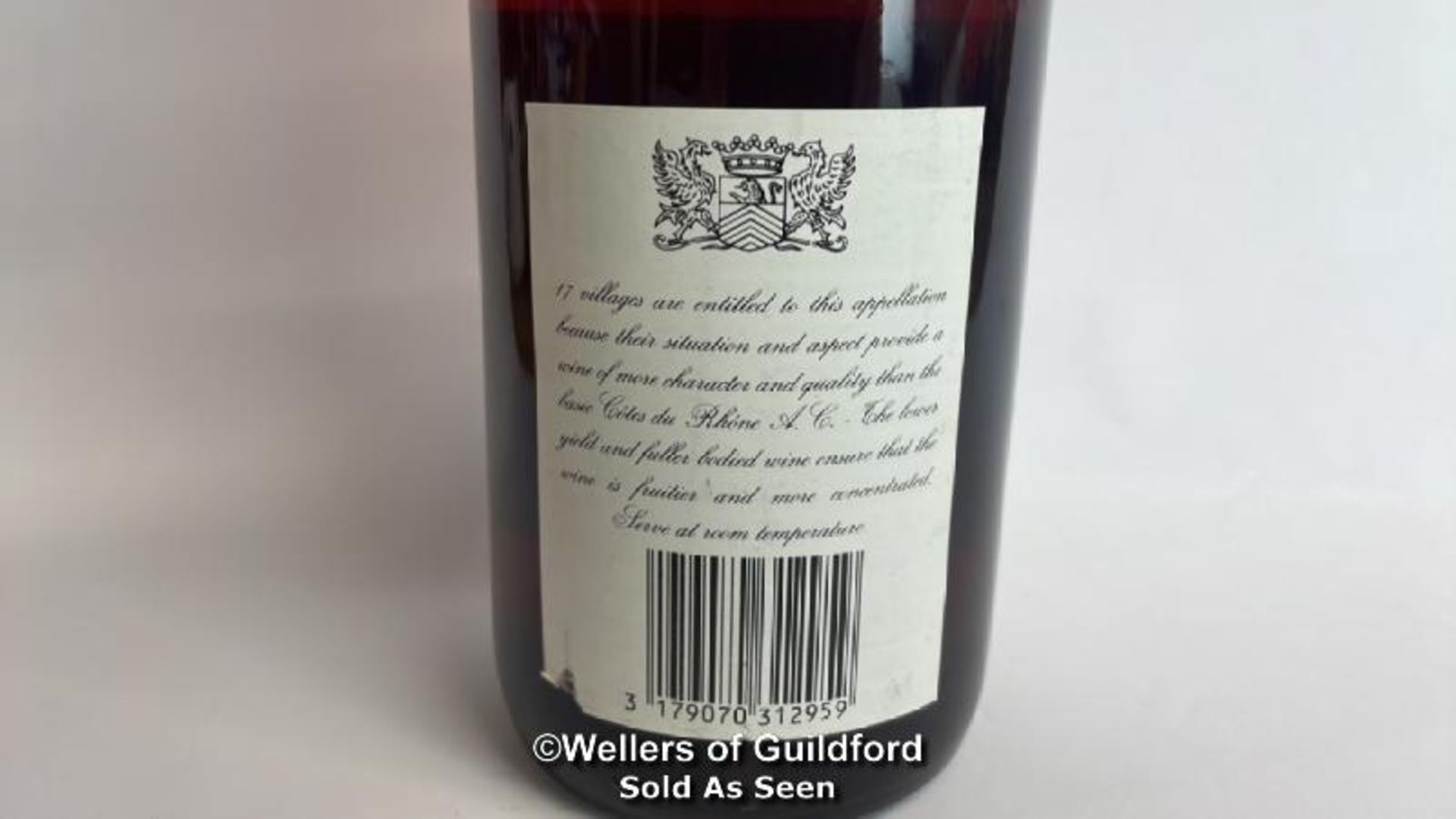 1987 Cuvee Reserve Cotes Du Rhone Villages, M No 94115, 75cl, 13% vol / Please see images for fill - Image 8 of 8