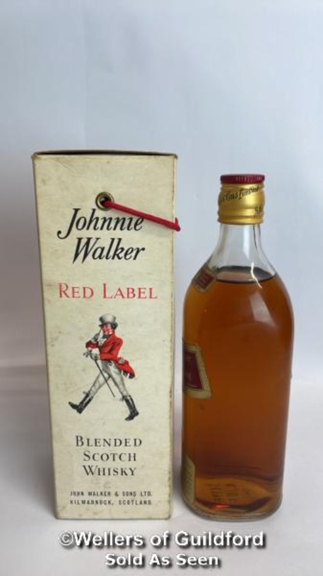 Johnnie Walker Red Label Old Scotch Whisky, Vintage bottling, 50cl, in original box / Please see - Bild 4 aus 14