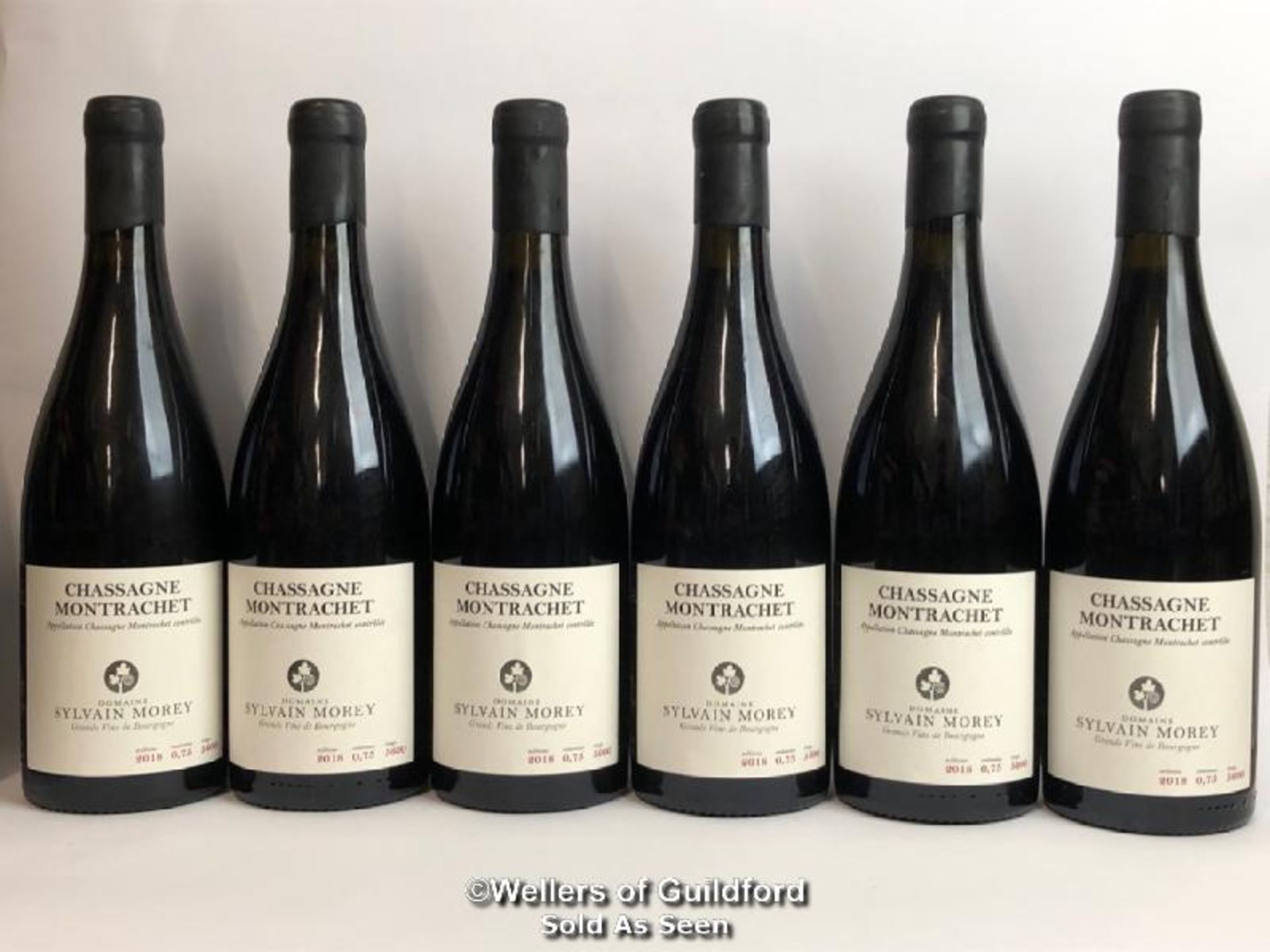 SIX BOTTLES OF 2018 CHASSAGNE MONTRACHET VILLAGES ROUGE, SYLVAIN MOREY, BURGUNDY, 75CL, 13% VOL /