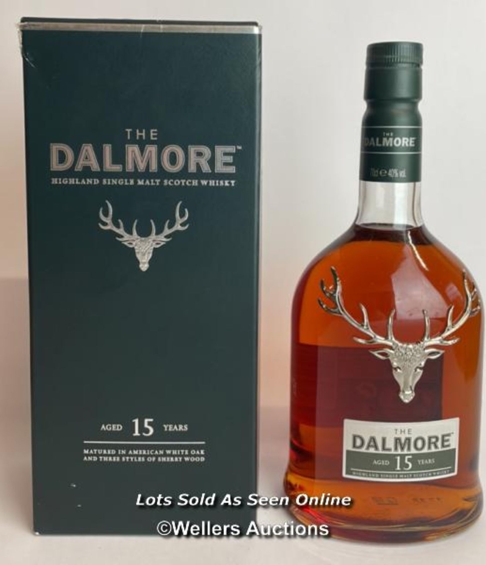 The Dalmore Highland Single Malth Scotch Whisky, Aged 15 years, 70cl, 40% vol, In original box /