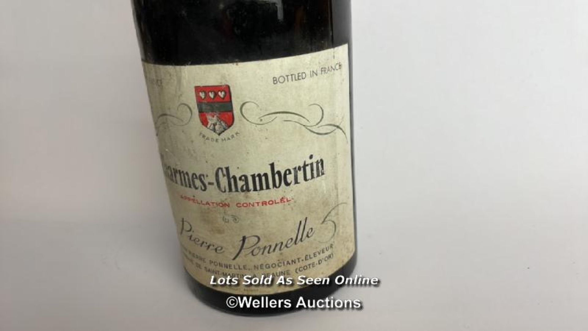 1949 Charmes-Pierre Ponnelle, Level below shoulder, seal in poor condition / Please see images for - Bild 4 aus 8