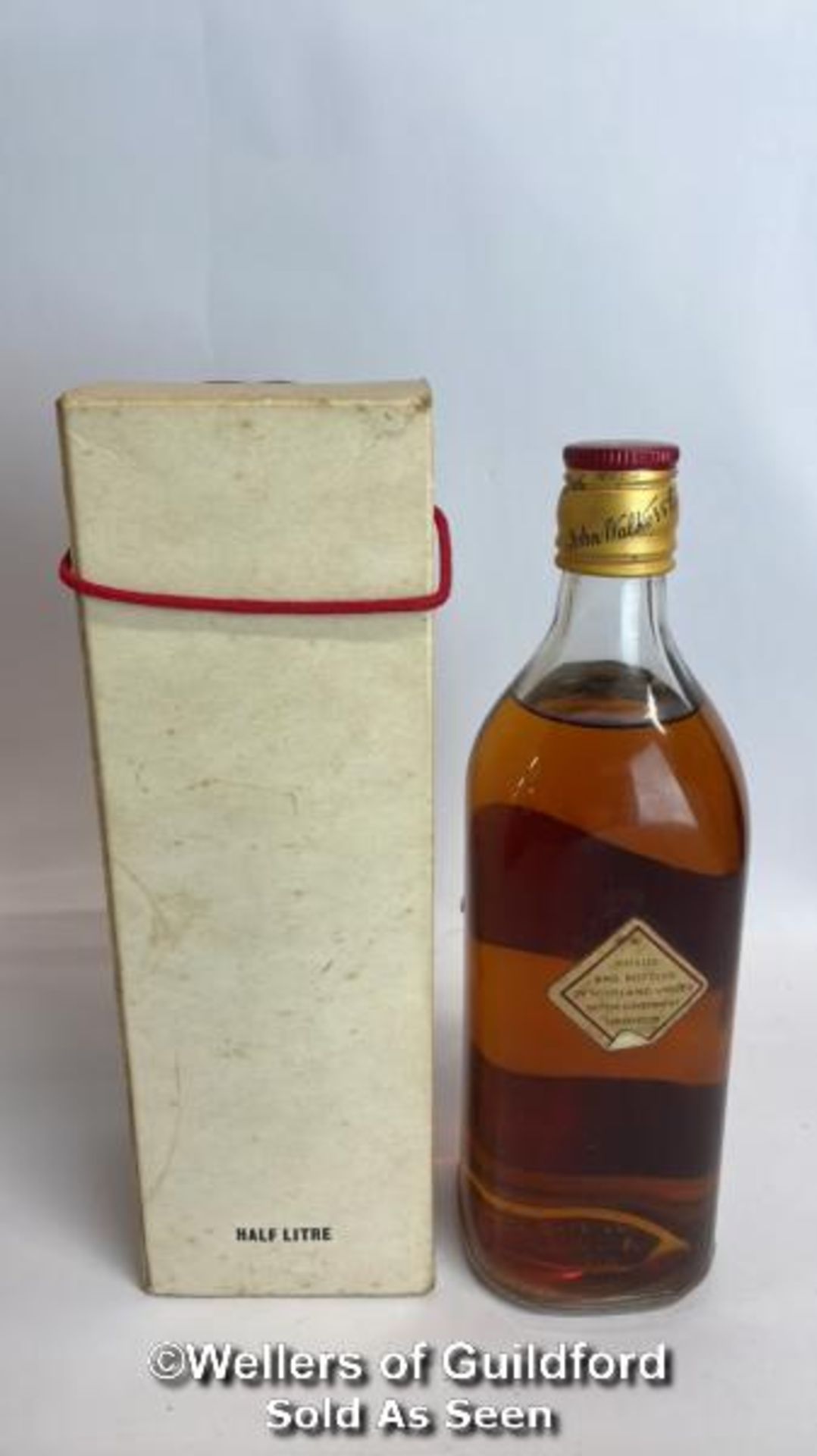 Johnnie Walker Red Label Old Scotch Whisky, Vintage bottling, 50cl, in original box / Please see - Image 6 of 14