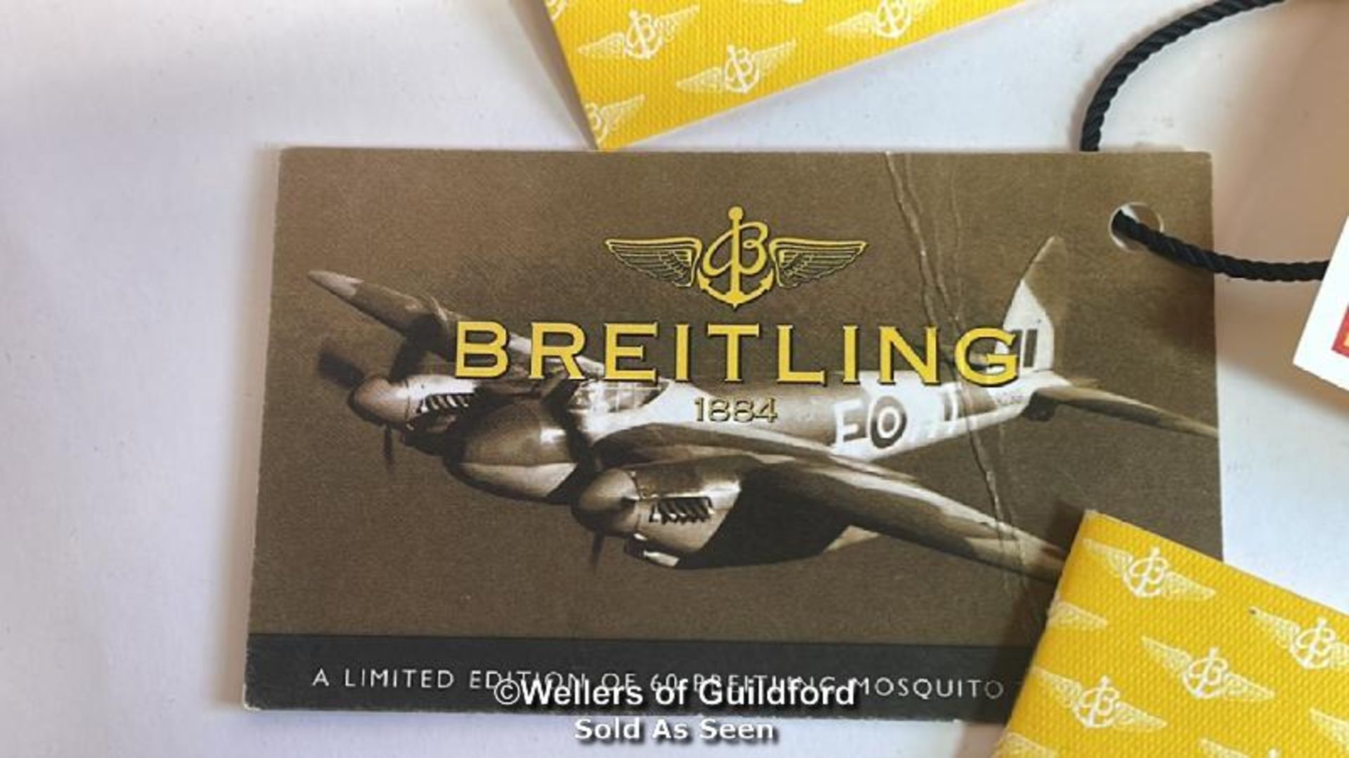 Breitling "Mosquito" special limited edition 60th anniversary stainless steel chronograph wristwatch - Bild 32 aus 50