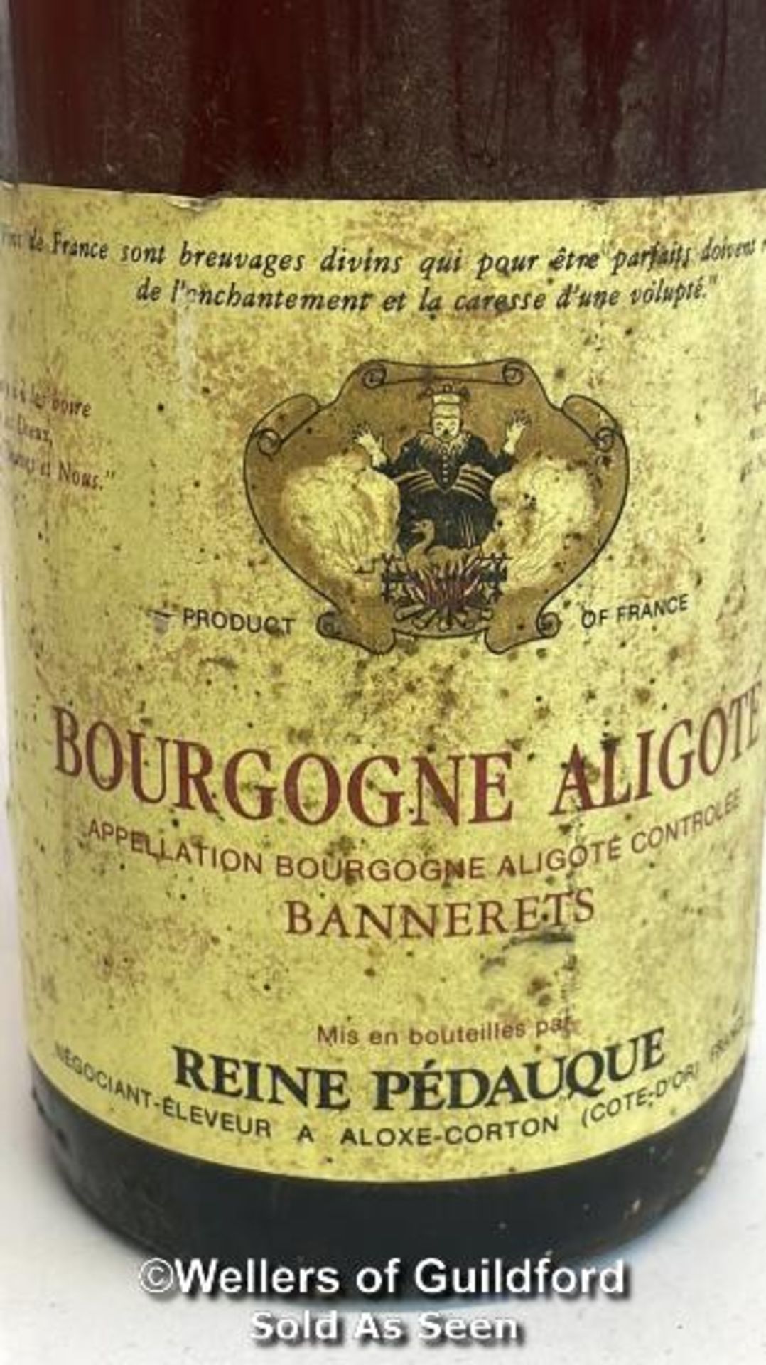 1990 Rine Pedauque Bourgogne Aligote, 75cl, 12% vol / Please see images for fill level and general - Bild 2 aus 5