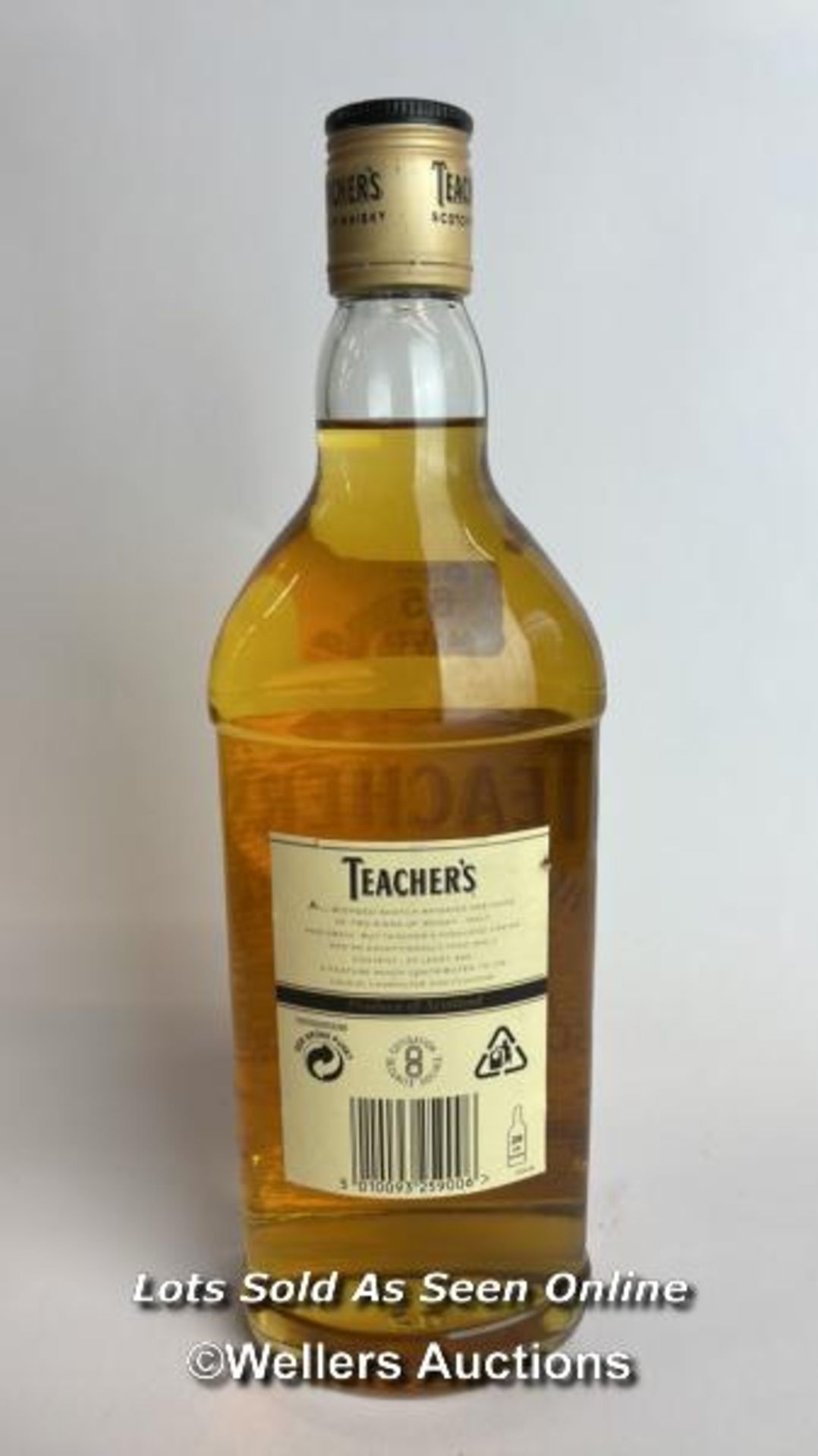 Teachers Highland Cream Scotch Whisky, 70cl, 43% vol / Please see images for fill level and - Image 4 of 4