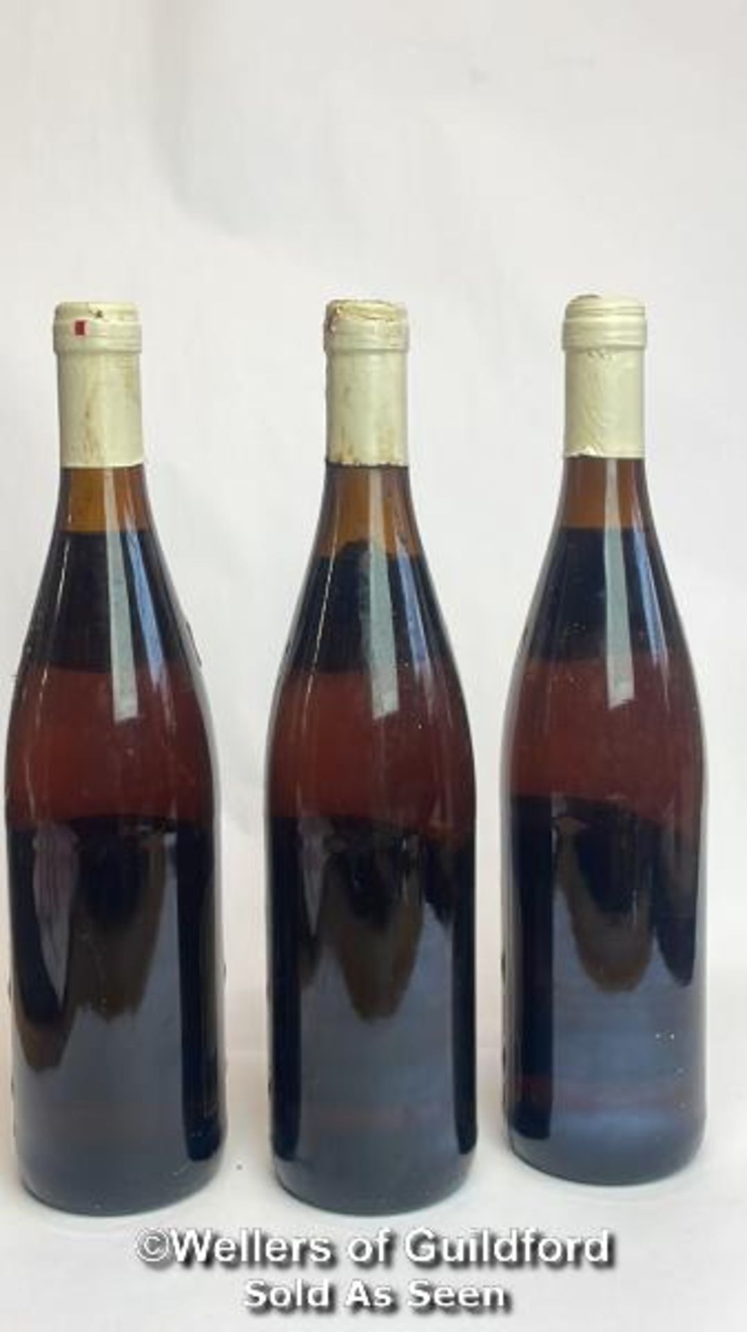 Three bottles of 1986 Weinheimer Sybillenstein, 75cl, 10.5% vol / Please see images for fill level - Image 4 of 4