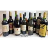 Twelve assorted bottles inc. Campo Viejo, Red Mulled Wie, 1994 Wolf Blass Yellow Label and more /