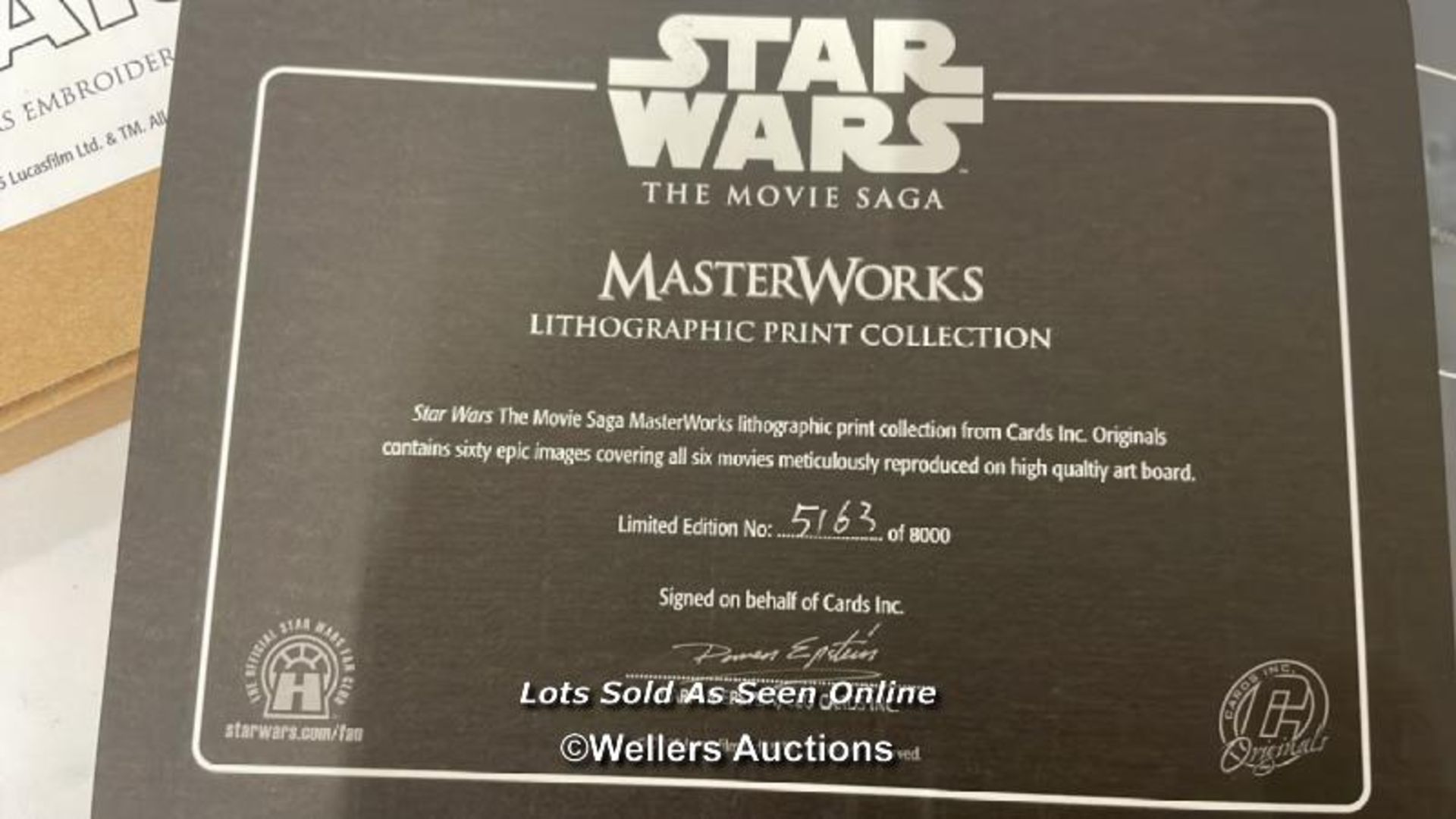Star Wars saga lithographic print collection by Masterworks 2005 Limited edition 5163 / 8000, - Image 3 of 7