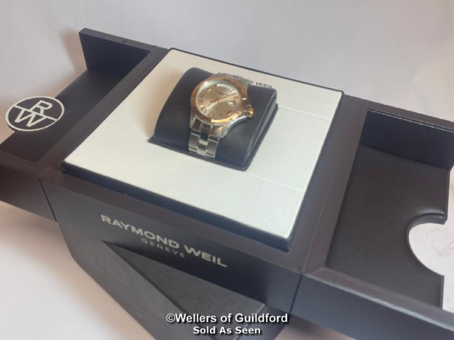 Raymond Weil Parsifal 2965-SG5-00658 stainless steel & rose gold automatic wrist watch, dial 3.3cm - Image 6 of 7