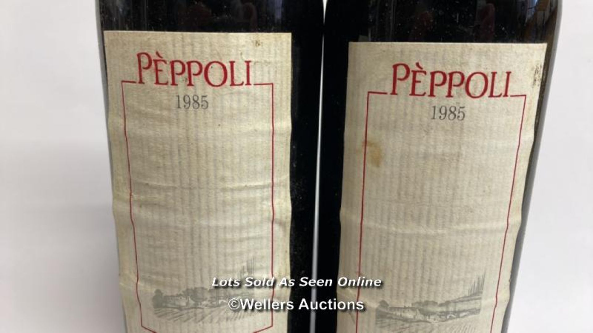 Two bottles of 1985 Peppoli Chianti Classico, 75cl, 13% vol / Please see images for fill level and - Image 3 of 5