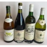 Four bottles of vintage wine Inc. 1997 Kavaklidere Kalecik Karasi, 1991 Jean-Paul Bartier Muscadet