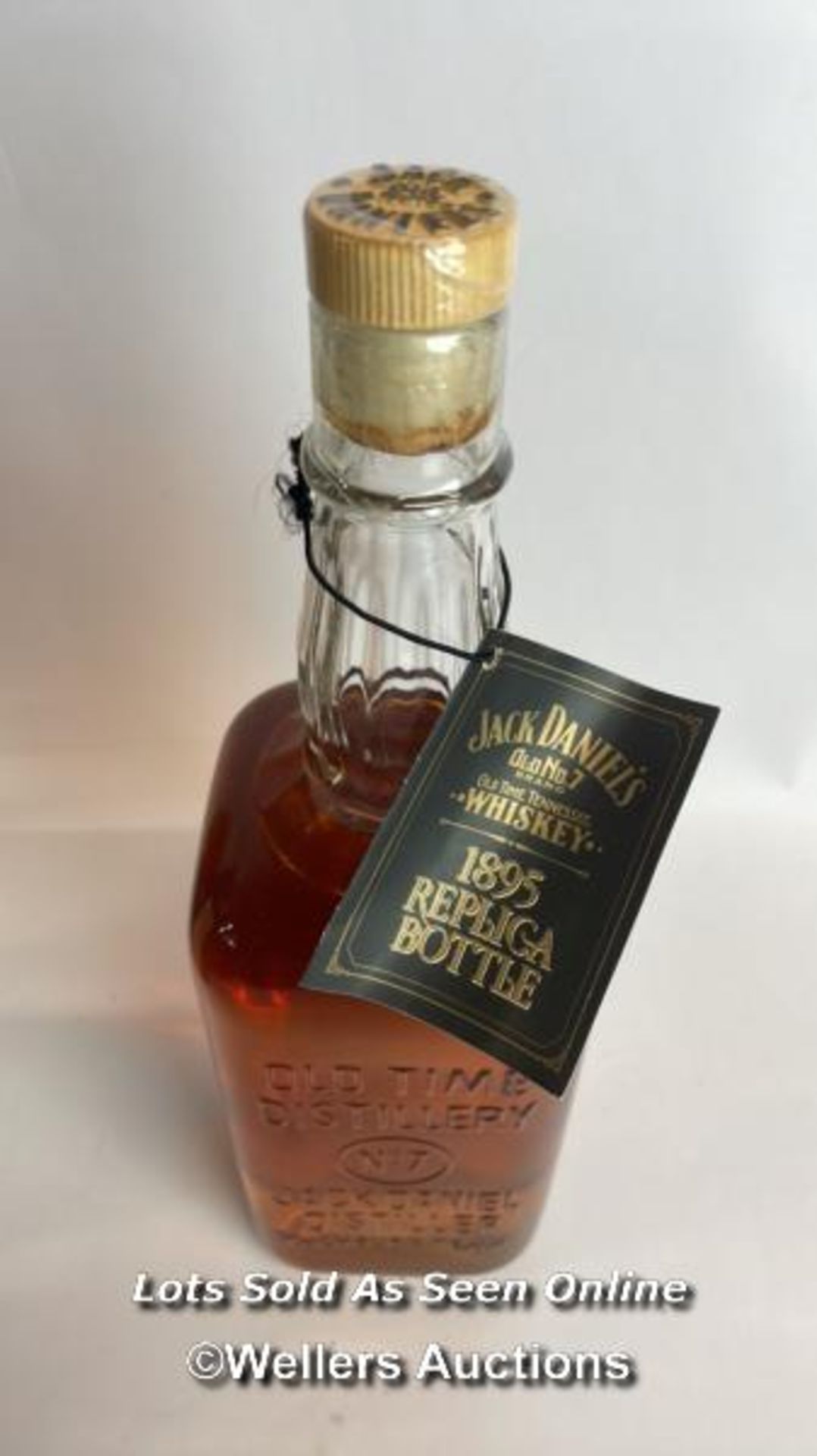 1895 Jack Daniels Replica Bottle, Old No.7 Brand, Old Time Tennessee Whiskey, 1L, 43% vol / Please - Bild 6 aus 7