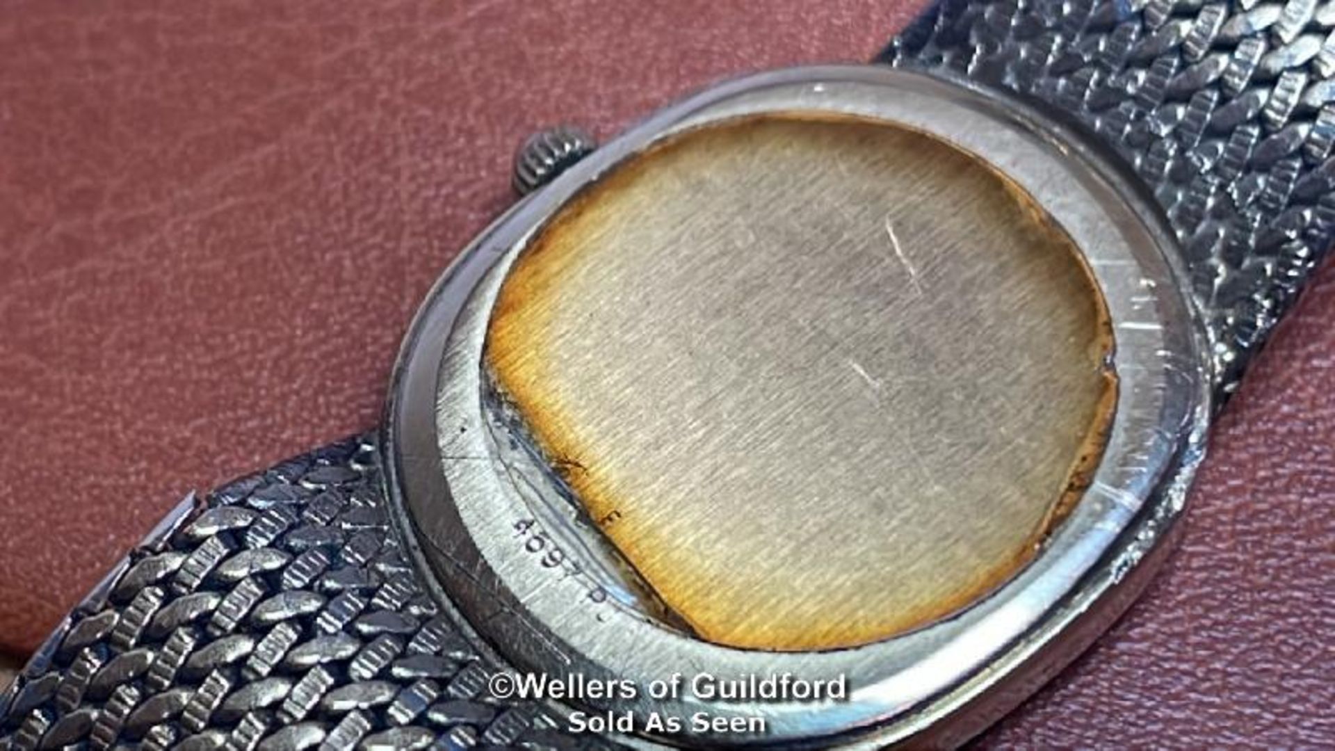 Vintage Girrard Perregaux ellipse gold plated dress watch, 2.5cm wide dial with box - Image 8 of 12