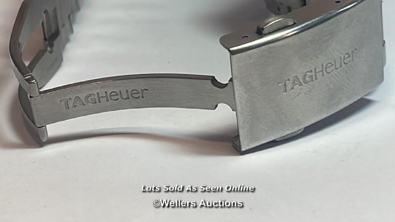 Tag Heuer aqua racer stainless steel wristwatch no. CAF101F, 3.3cm dial, good cosmetic condition - Image 9 of 20