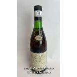 1959 Moulin Touchais Anjou L.Touchais Proprietaire, 73cl, 12% vol / Please see images for fill level