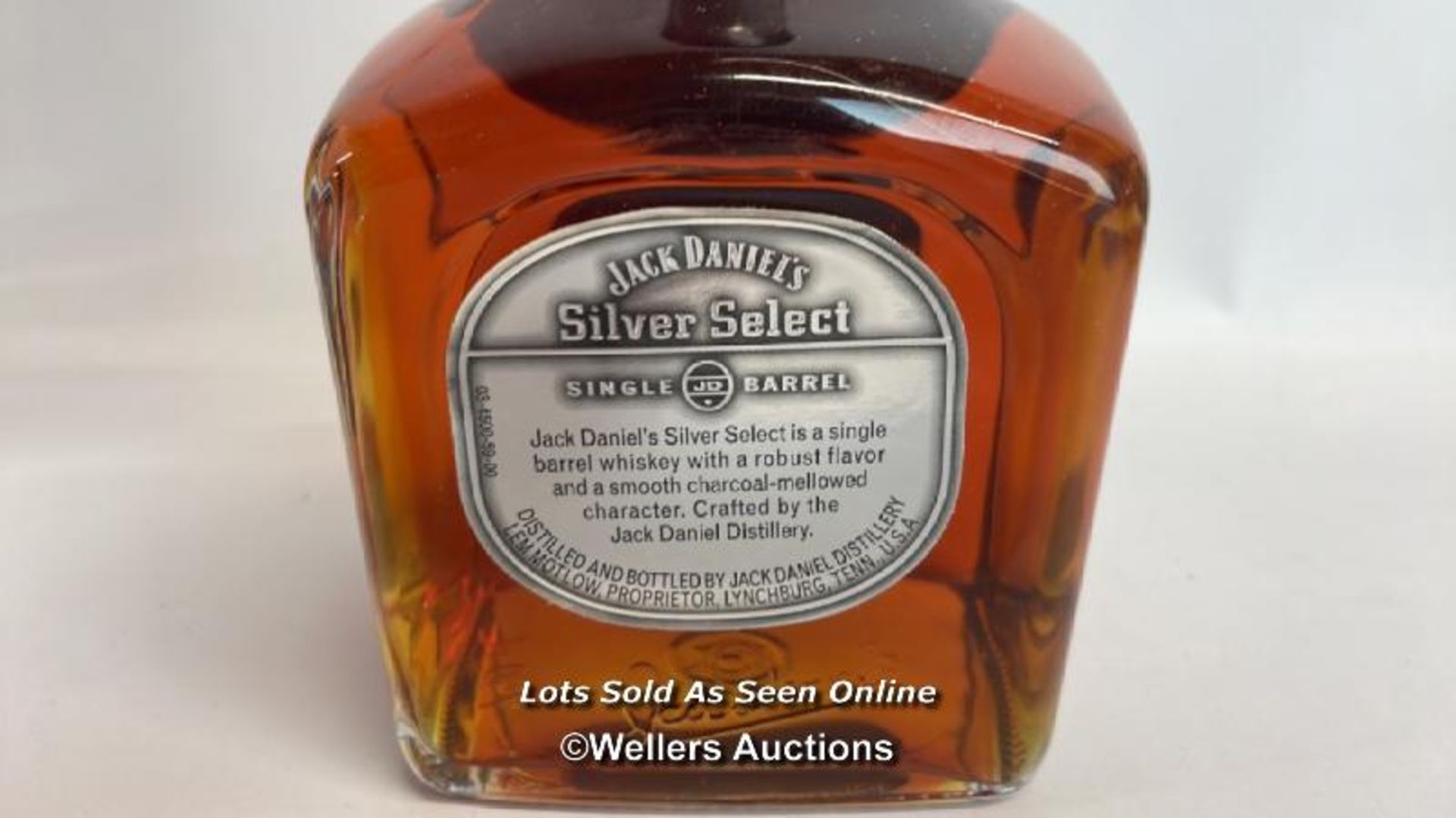 Jack Daniels Silver Select Single Barrel Tennessee Whiskey, Release date: 11-03-99, Barrek no: 9- - Bild 7 aus 8