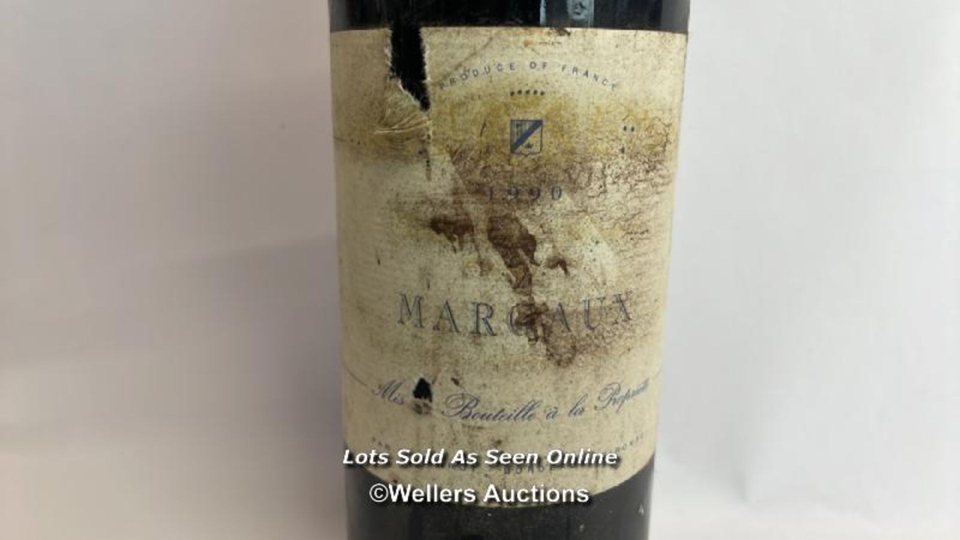 1990 Margaux Par E Parrot Bordeaux (Gironde), 75cl, 12% vol / Please see images for fill level and - Image 3 of 12