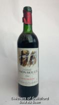 1986 Chateu Canon-Moueix Canon Fronsac, 75cl, 12.4% vol / Please see images for fill level and