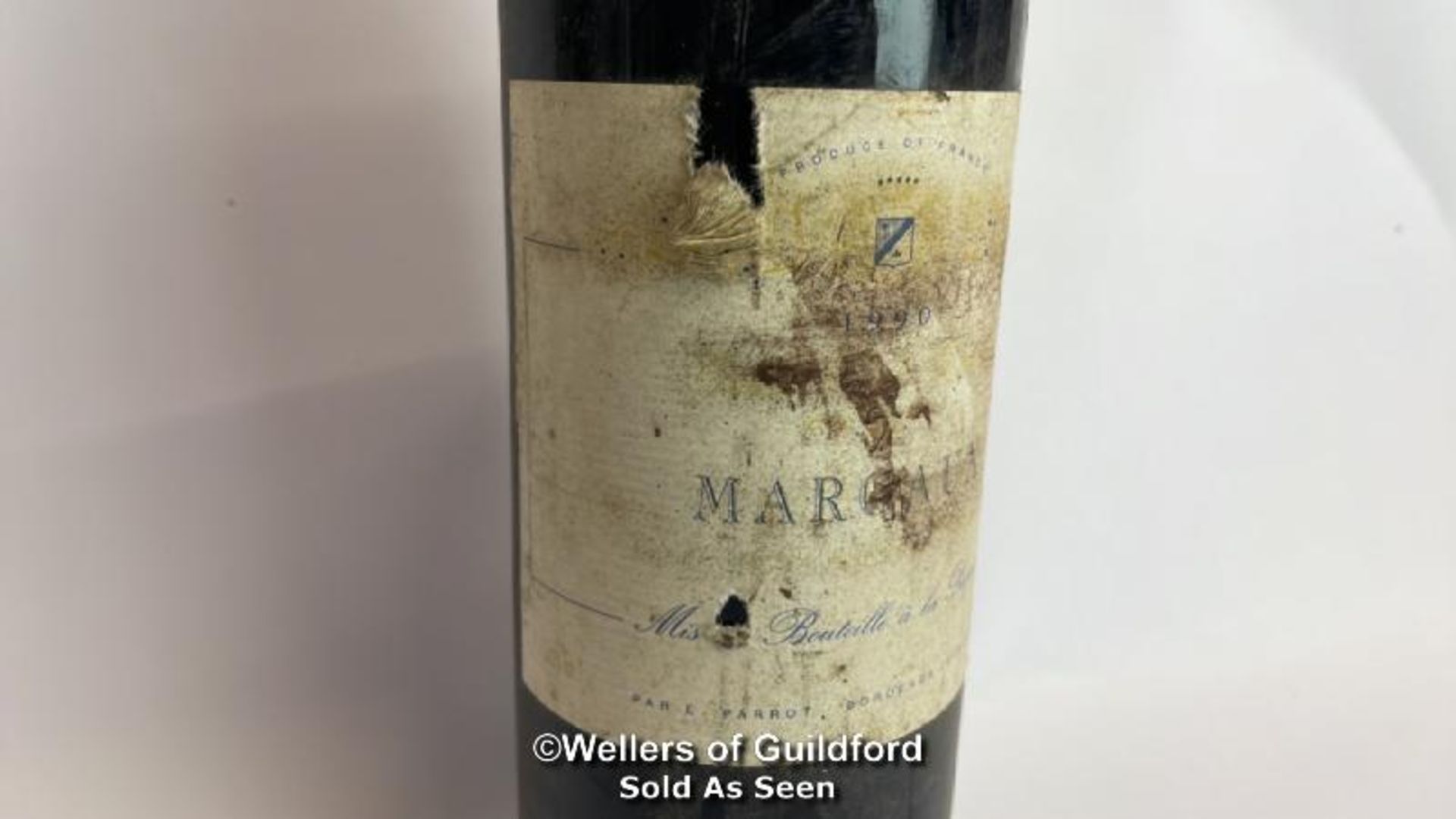 1990 Margaux Par E Parrot Bordeaux (Gironde), 75cl, 12% vol / Please see images for fill level and - Image 6 of 12