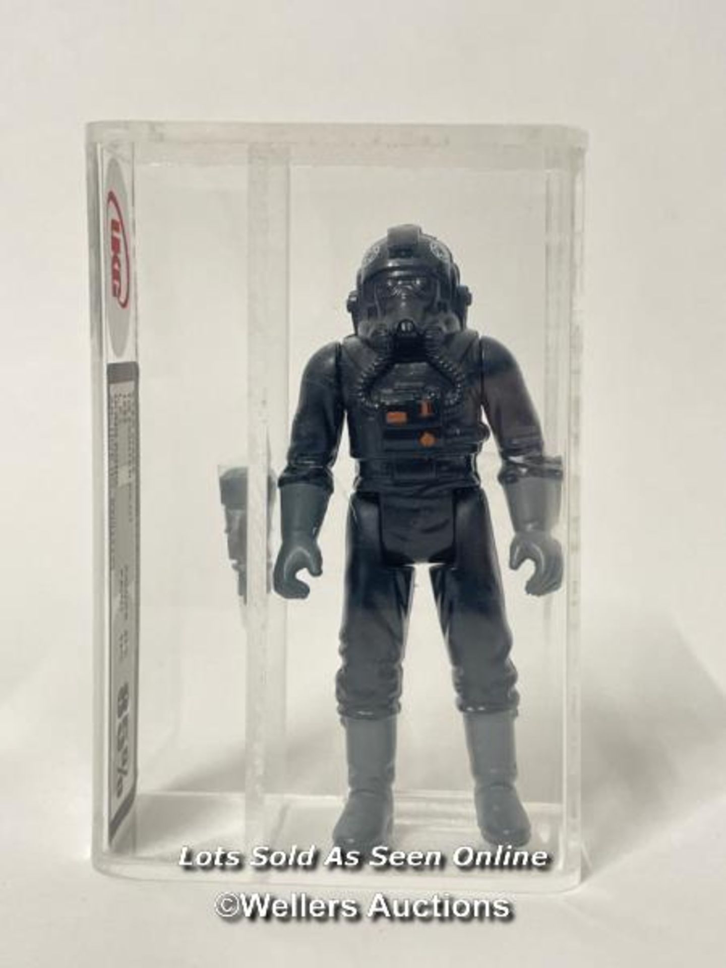 Star Wars vintage Tie Fighter Pilot 3 3/4" figure, HK 1982, UKG graded 85% figure 85 paint 85