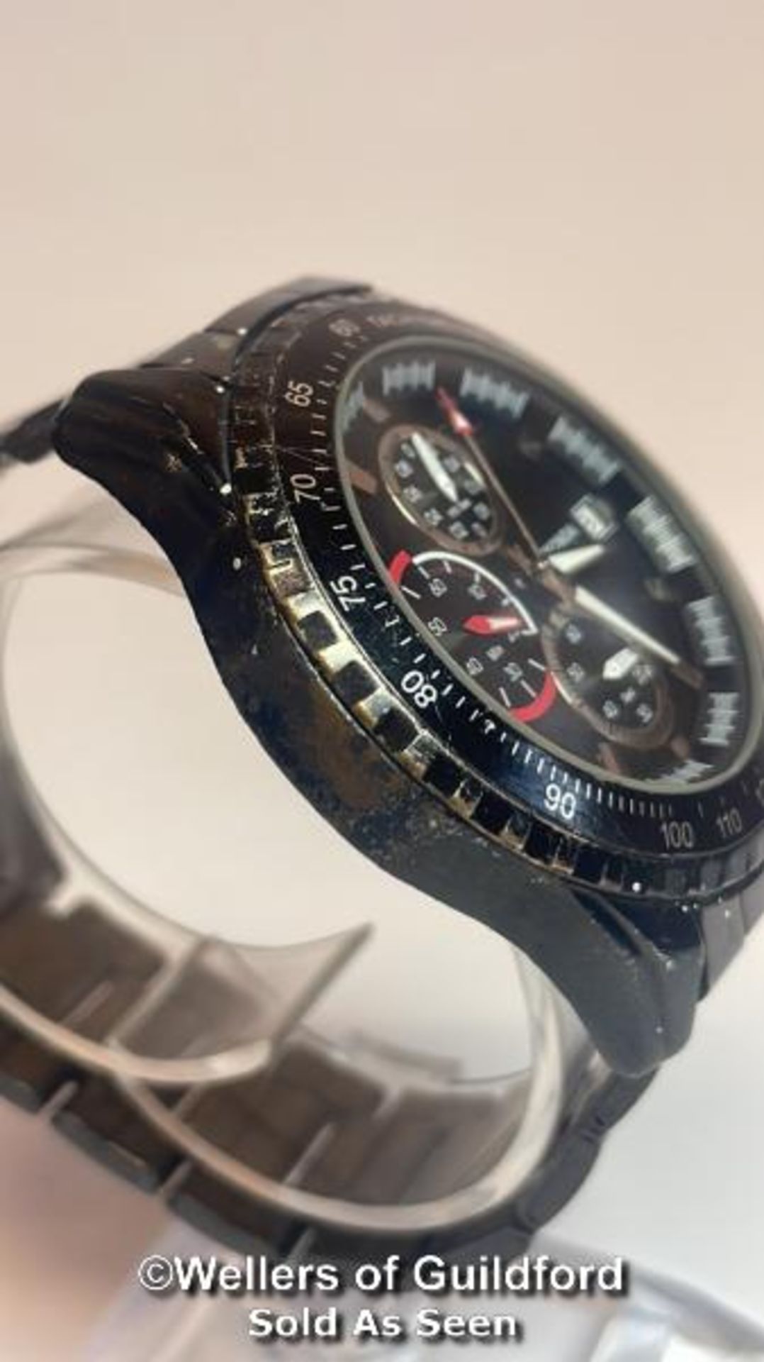 Sekonda stainless-steel water-resistant wristwatch no.3902BMT, 4.3cm diameter - Bild 6 aus 10