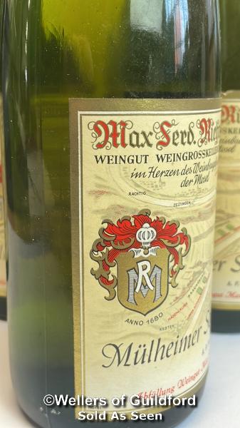 Nine bottles of Max Ferd. Richter Mulheimer Helenenkloster Riesling Auslese, Six 1971 and Three 1973 - Bild 4 aus 11