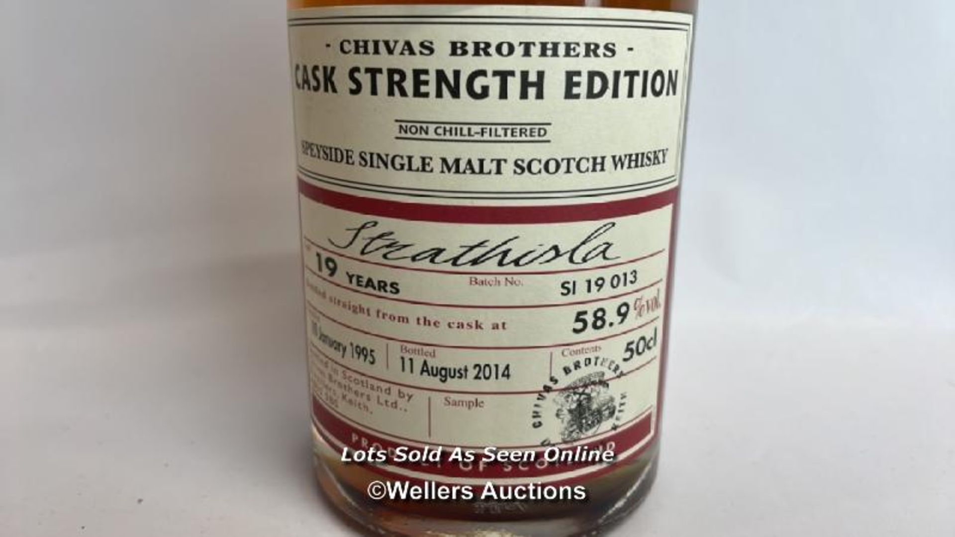 Chivas Brothers Cask Strength Edition Speyside Single Malt Scotch Whisky, Strathisla, Aged 19 Years, - Image 2 of 6