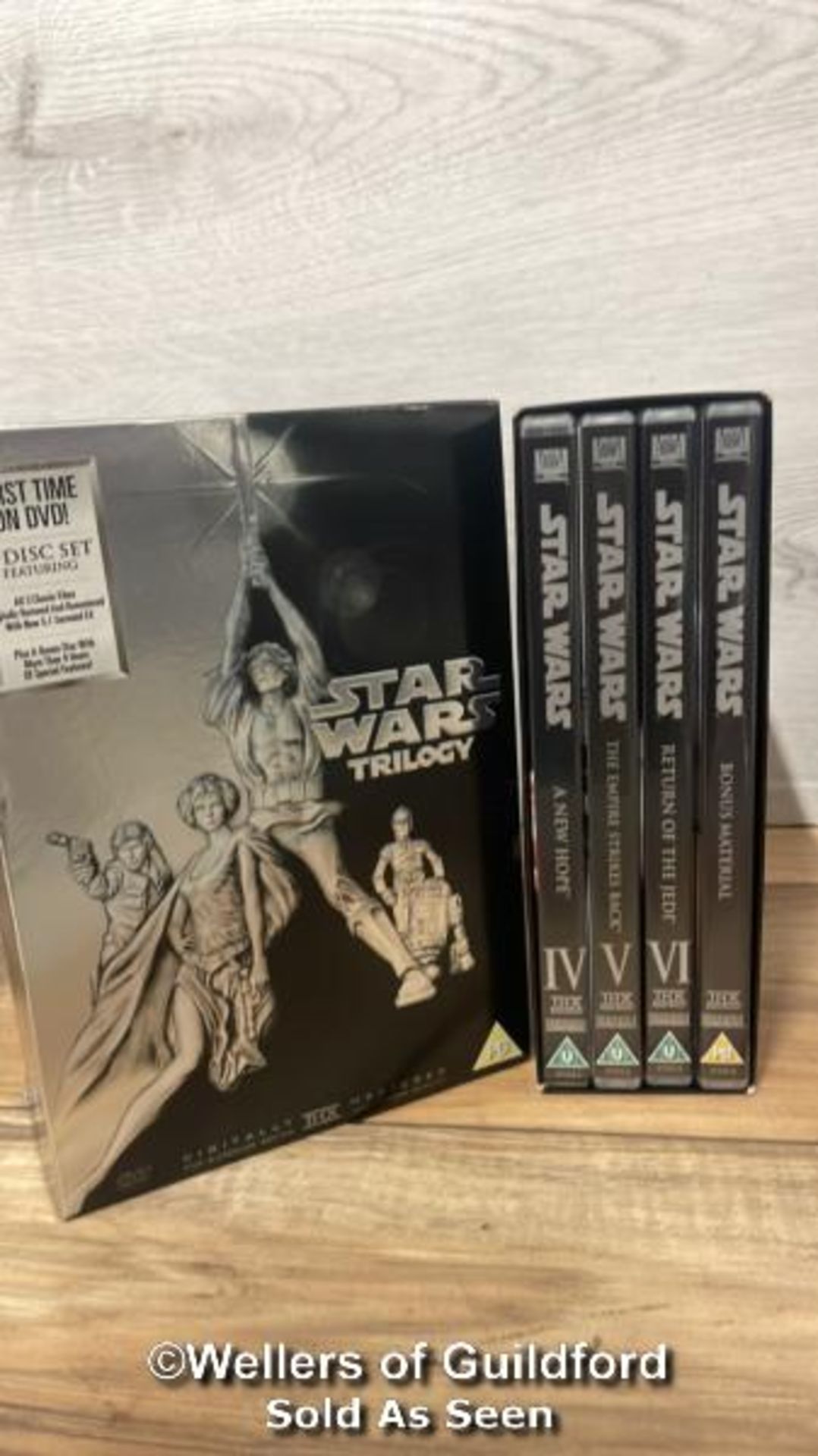 Star Wars DVD's and VHS includiing 1997 Special Edition French edition VHS, original trilogy DVD box - Image 3 of 4