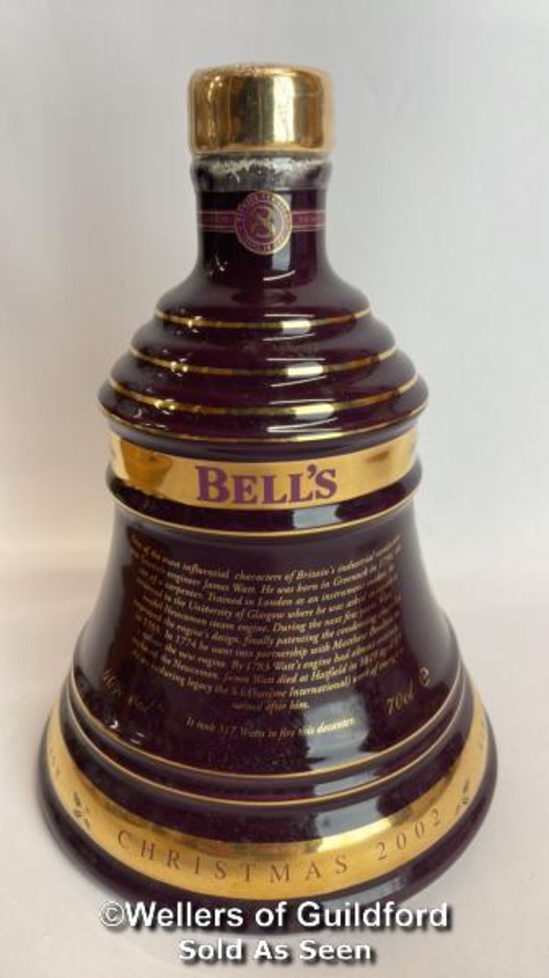Bell's 2002 Old Scotch Whisky Limited Edition Christmas Decanter, Aged 8 Years, Brand New and Boxed, - Image 6 of 8
