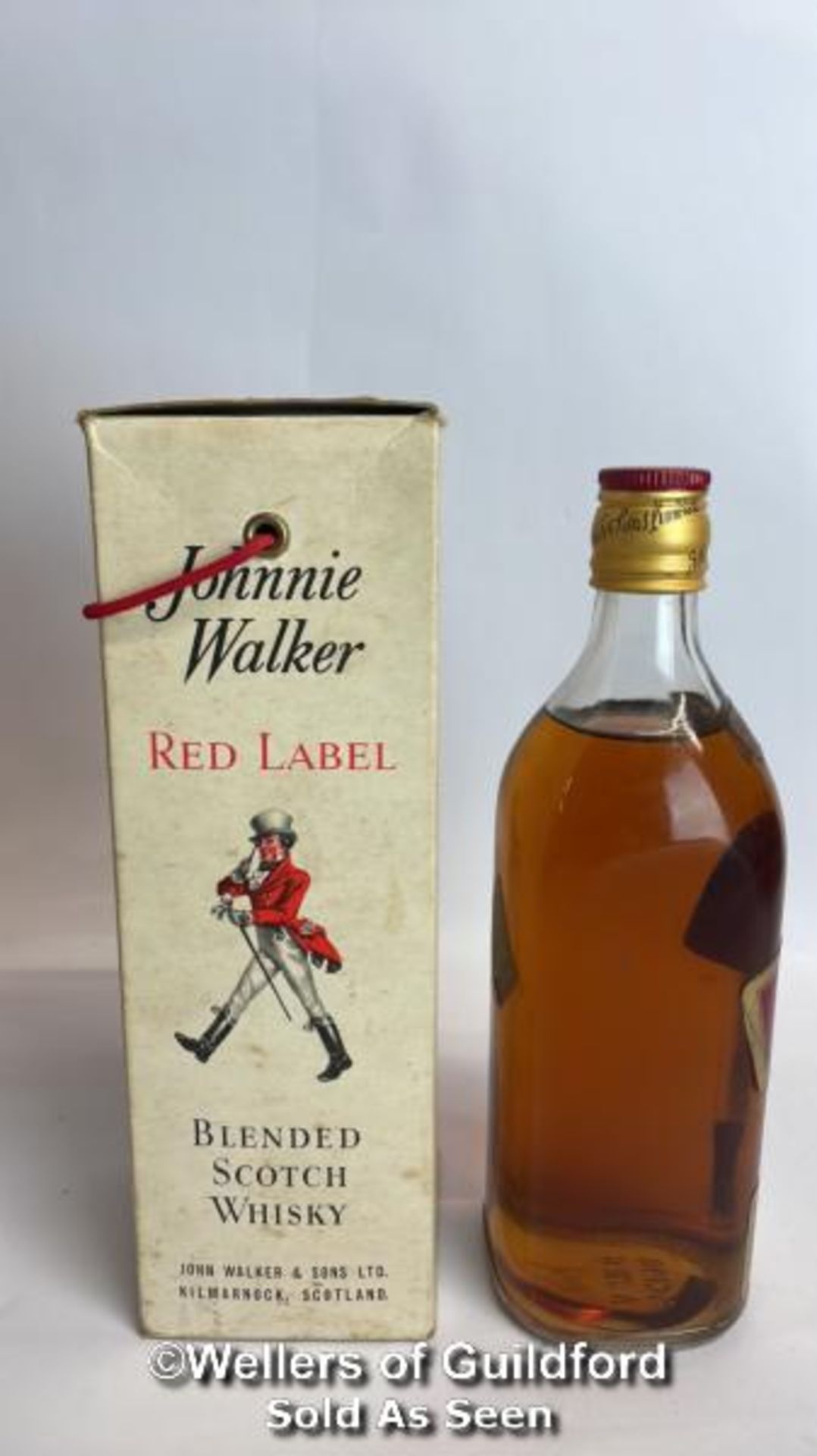 Johnnie Walker Red Label Old Scotch Whisky, Vintage bottling, 50cl, in original box / Please see - Image 8 of 14