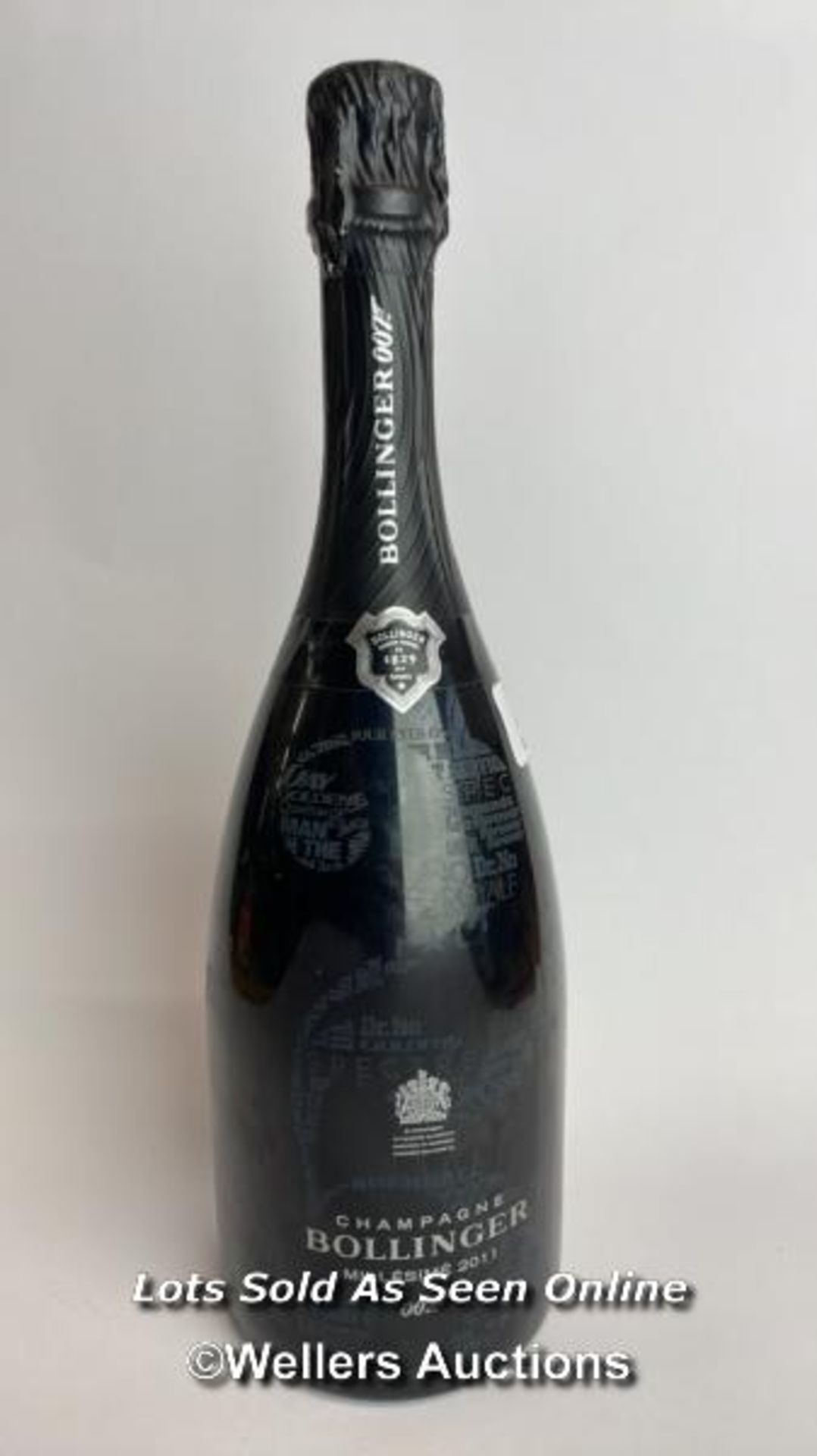 2011 007 Bollinger Champagne, Millesime, 75cl, 12% vol / Please see images for fill level and