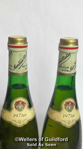 Nine bottles of Max Ferd. Richter Mulheimer Helenenkloster Riesling Auslese, Six 1971 and Three 1973 - Bild 7 aus 11