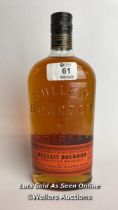 Bulleit Bourbon, 70cl, 40% vol / Please see images for fill level and general condition. Please be