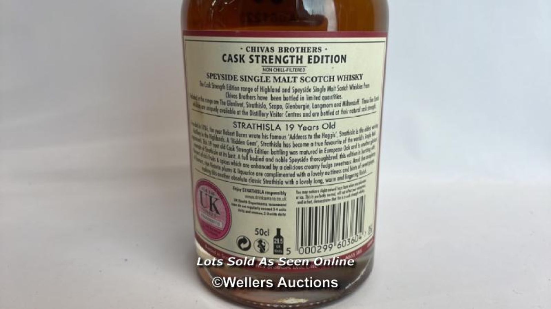 Chivas Brothers Cask Strength Edition Speyside Single Malt Scotch Whisky, Strathisla, Aged 19 Years, - Image 6 of 6