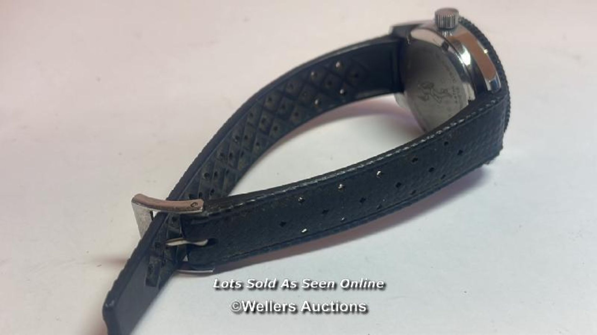 Vintage Buler 5 ATM divers wristwatch no.1368C, 2.8cm diameter dial - Image 9 of 10