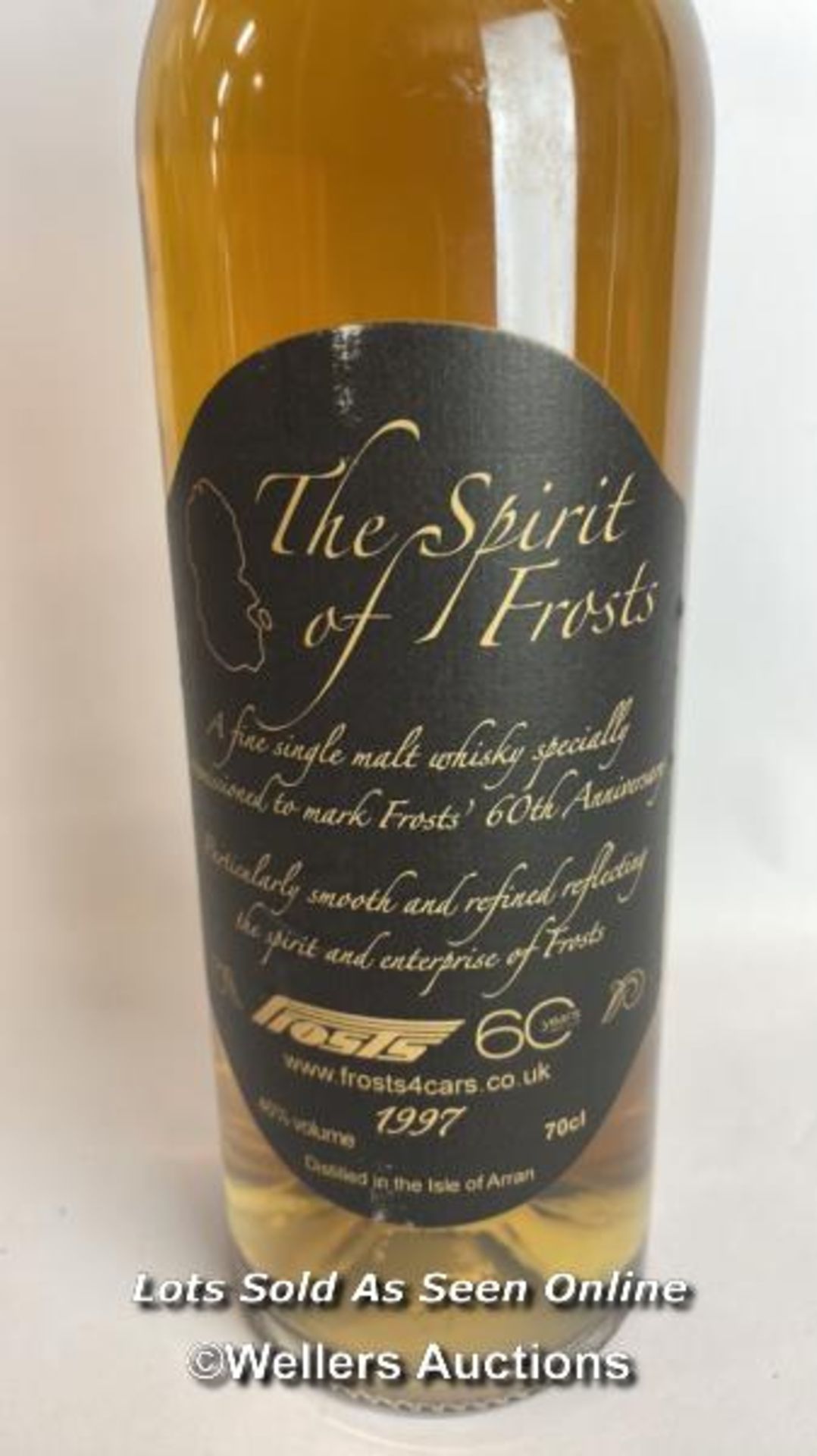 1997 The Spirit of Frosts, Single Malth Whisky, Commissioned to Mark Frosts 60th Anniversary, - Image 2 of 5