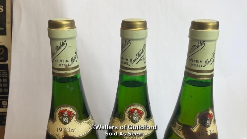 Nine bottles of Max Ferd. Richter Mulheimer Helenenkloster Riesling Auslese, Six 1971 and Three 1973 - Bild 10 aus 11