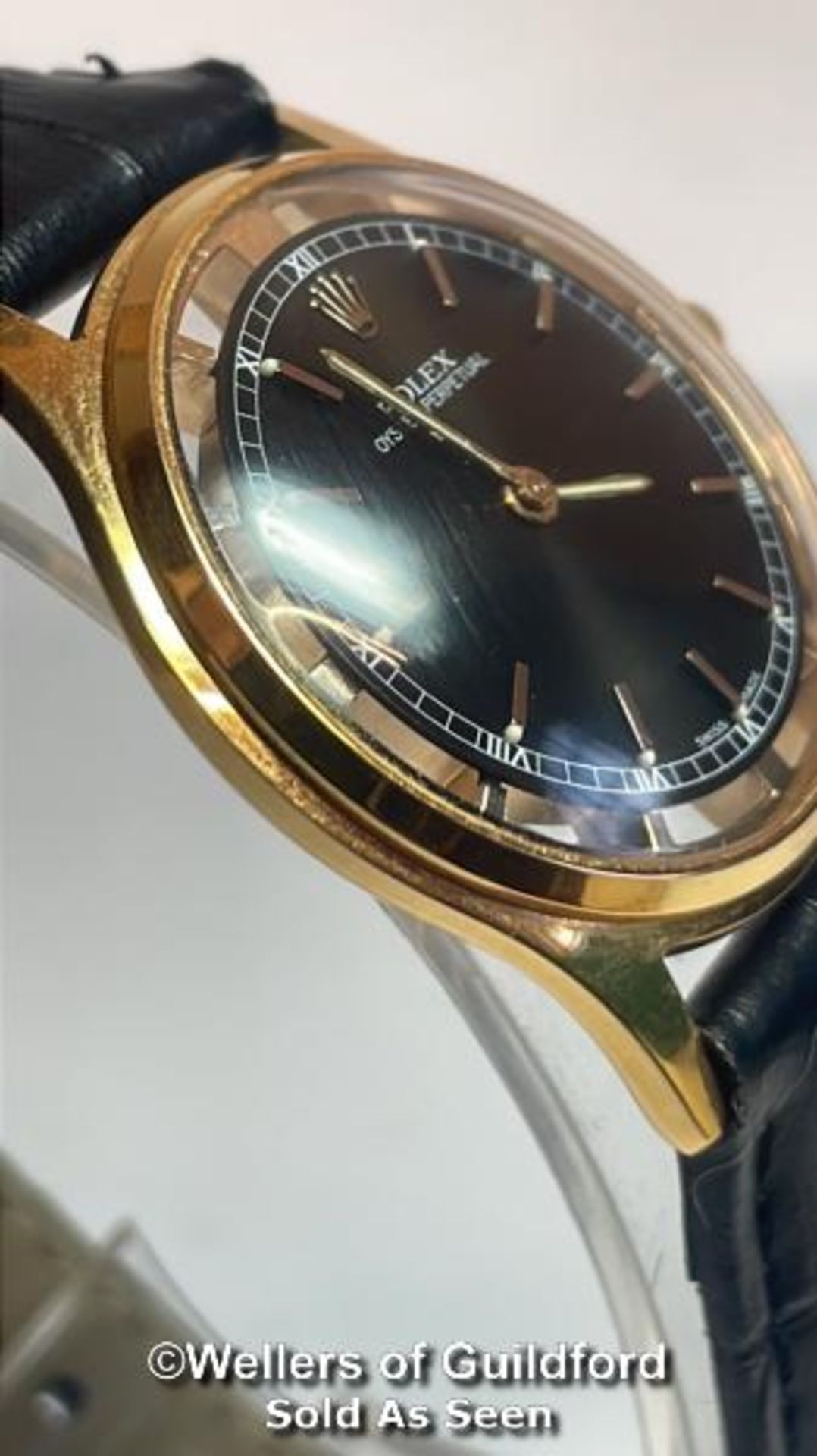 Rolex dial and movement cal 1400, re-cased into a gents wristwatch and comes presented in a - Bild 6 aus 18