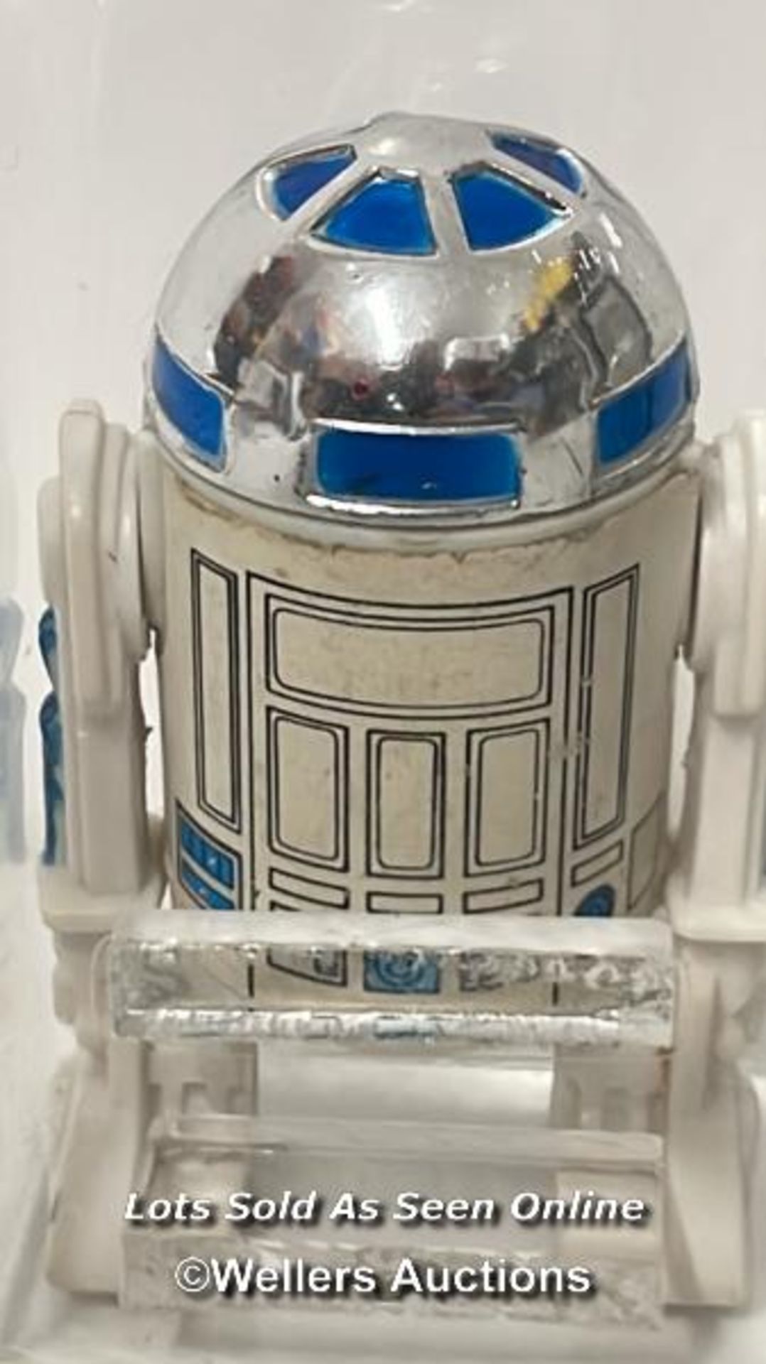 Star Wars vintage R2-D2 (solid dome) 3 3/4" figure, HK , 1977, UKG graded 70% , figure 75, paint 70, - Image 5 of 6