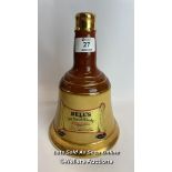 Bell's Specially Selected Blended Scotch Whisky, Bottle made by Wade, 26.5 OZ, 40% vol / Please