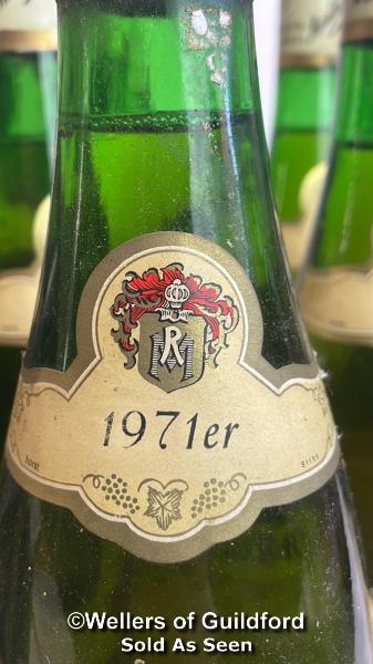 Nine bottles of Max Ferd. Richter Mulheimer Helenenkloster Riesling Auslese, Six 1971 and Three 1973 - Bild 5 aus 11