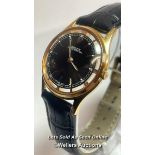 Rolex dial and movement cal 1400, re-cased into a gents wristwatch and comes presented in a
