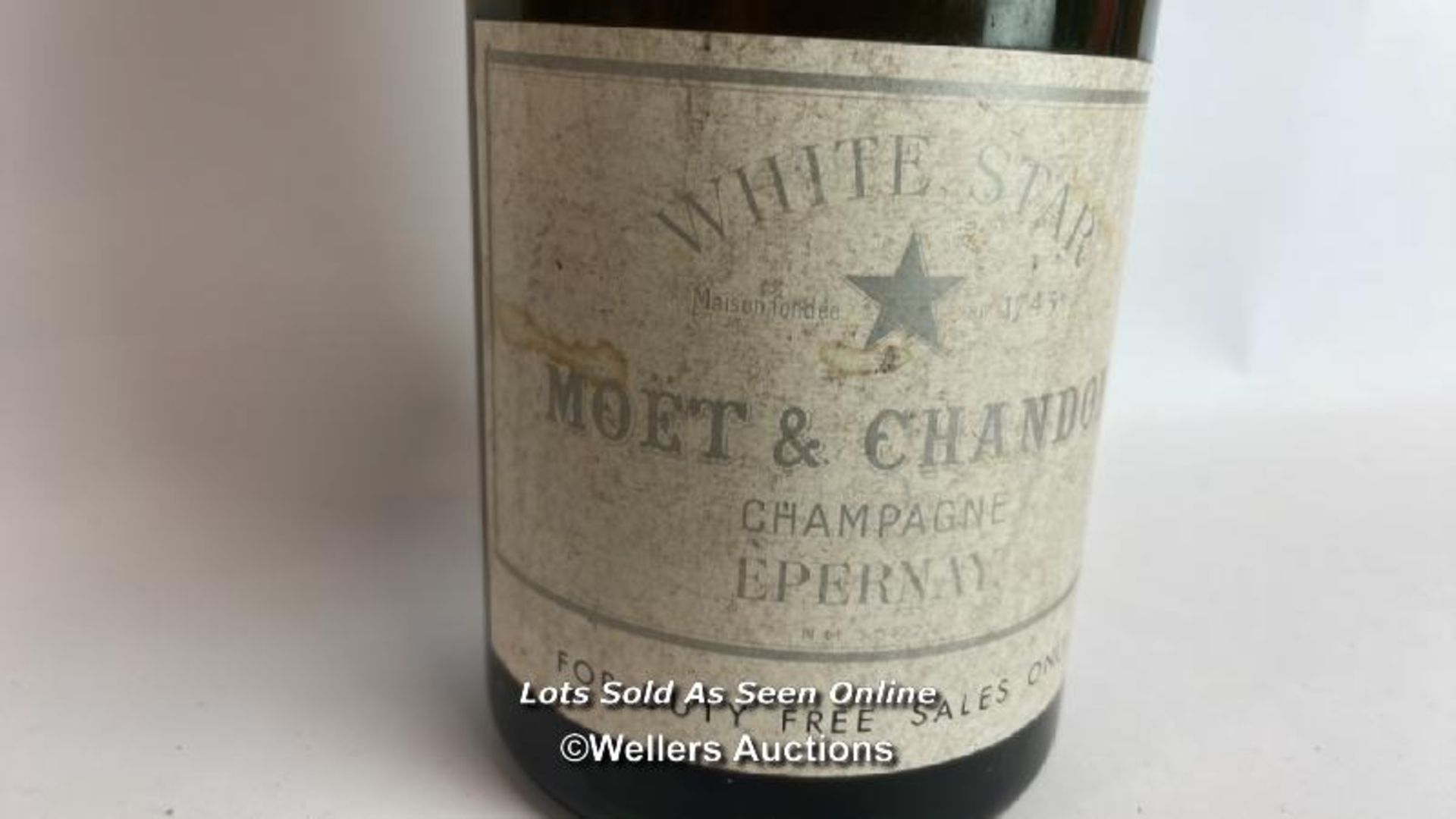 White Star Moet & Chandon Champagne Epernay, 75cl, NM3342272 / Please see images for fill level - Bild 3 aus 7