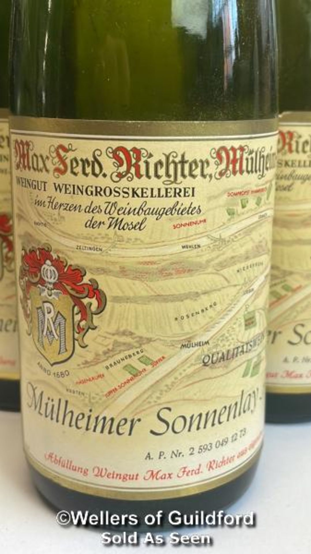 Nine bottles of Max Ferd. Richter Mulheimer Helenenkloster Riesling Auslese, Six 1971 and Three 1973 - Image 2 of 11