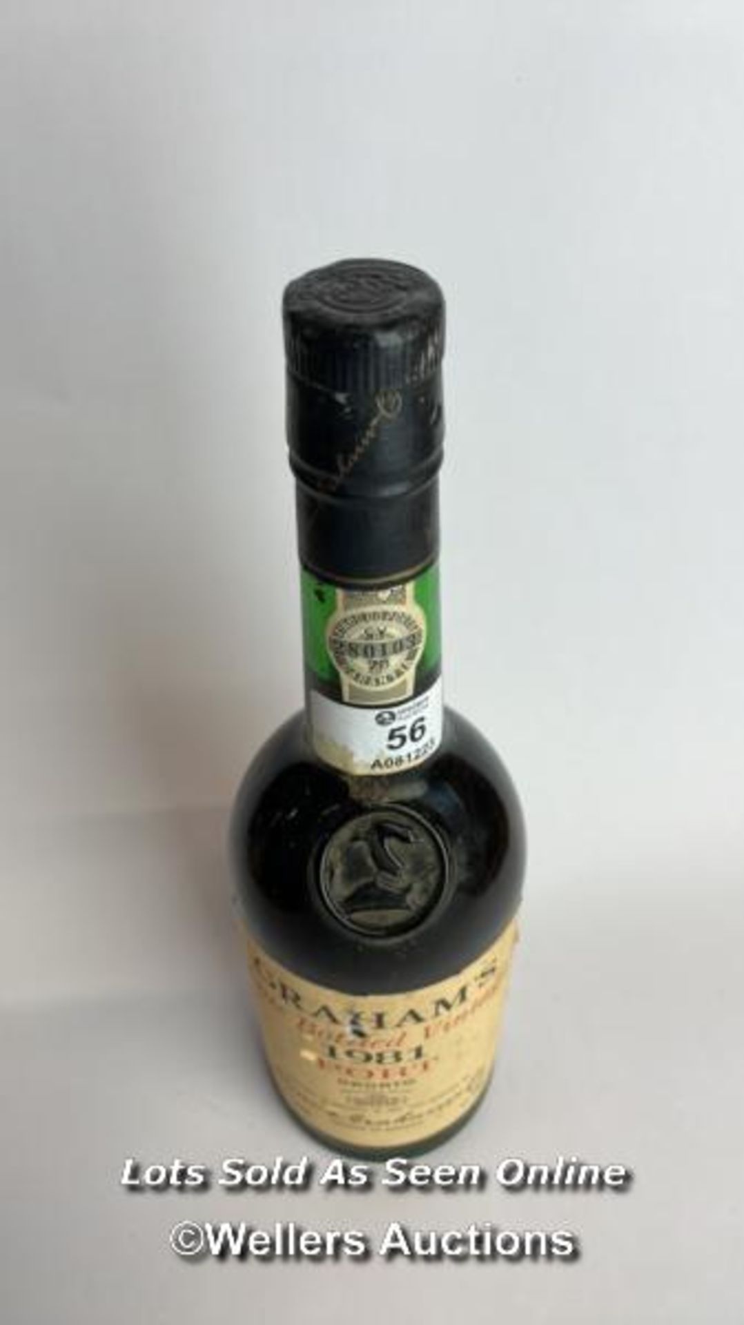 Graham's Late bottled vintage 1981 port, 70cl, 20% vol / Please see images for fill level and - Bild 5 aus 7