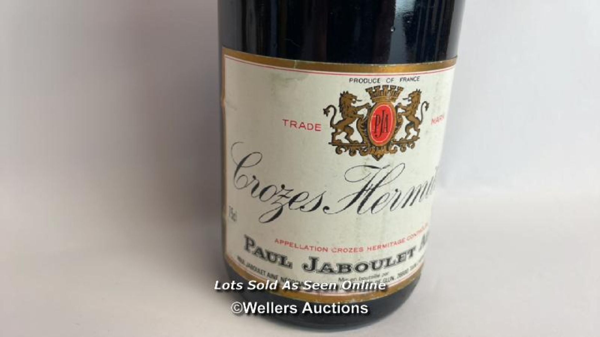 1988 Vintage Crozes Hermtage Paul Jaboulet Aine, 75cl, 12.5% vol / Please see images for fill - Bild 3 aus 7