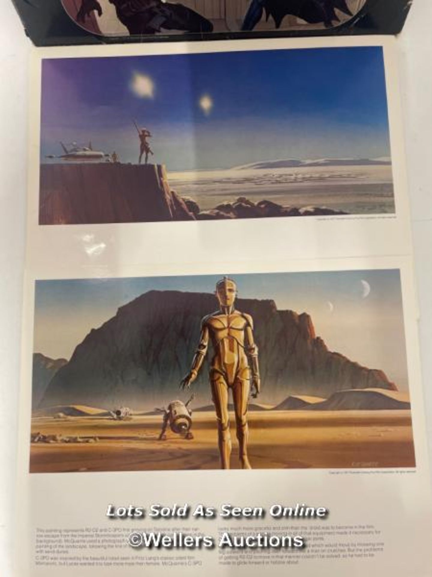 The Star Wars portfolio by concept artist Ralph McQuarrie, containing 21 glossy prints, 1977 printed - Bild 3 aus 14