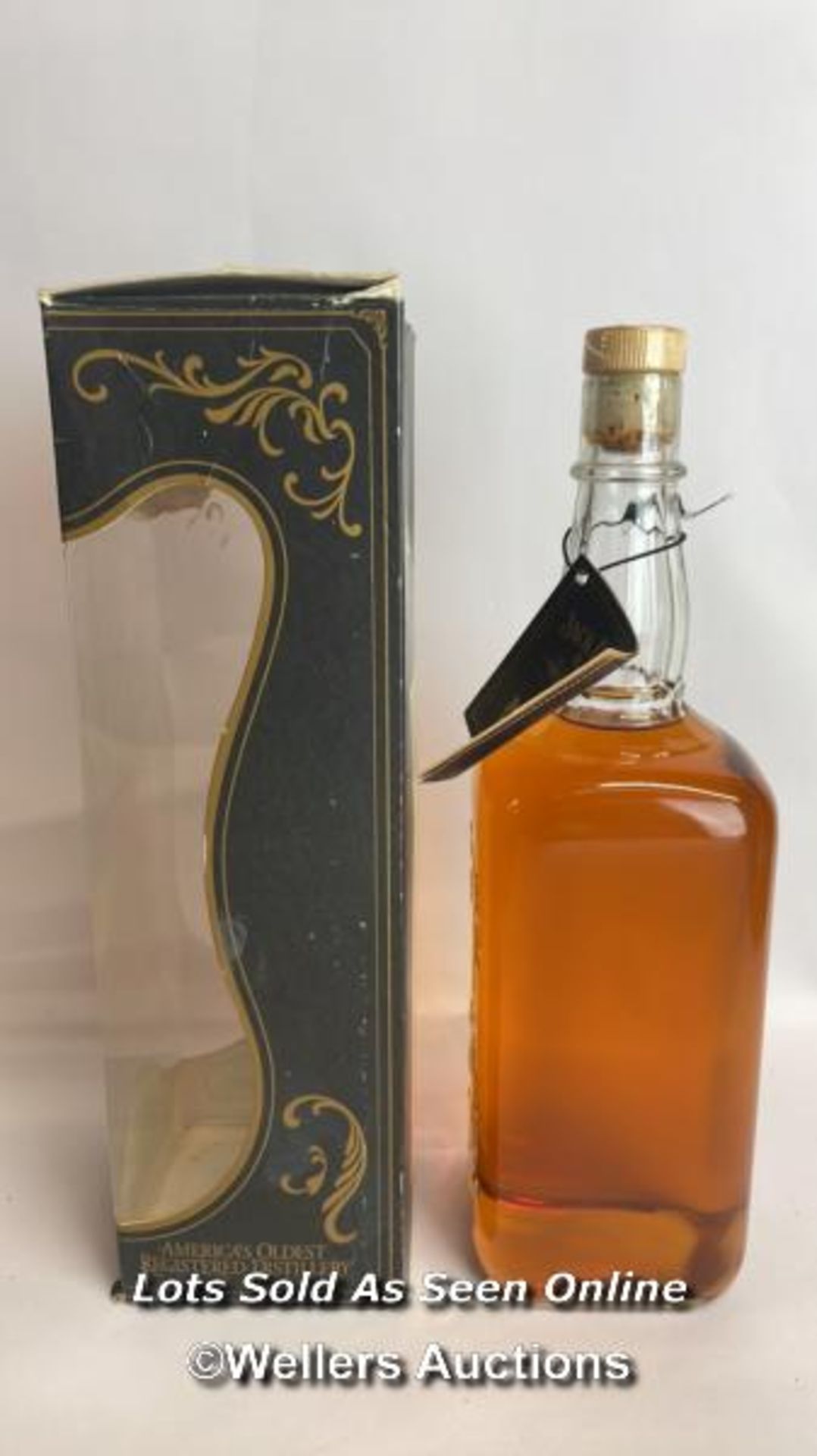 1895 Jack Daniels Replica Bottle, Old No.7 Brand, Old Time Tennessee Whiskey, 1L, 43% vol / Please - Bild 4 aus 7